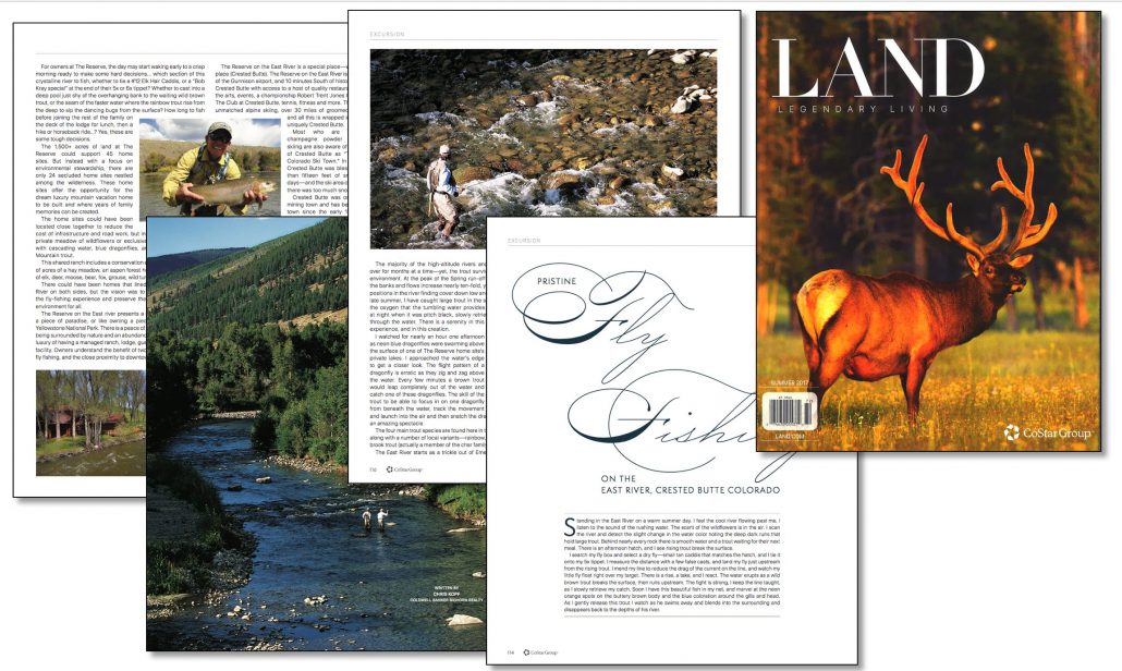 Kopf Published LAND Magazine Pristine Fly Fishing Crested Butte!
