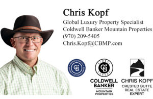 Top Real Estate Agent Crested Butte