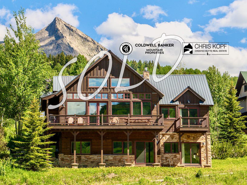 SOLD Luxury Ski Home 930 Gothic Road Mt Crested Butte