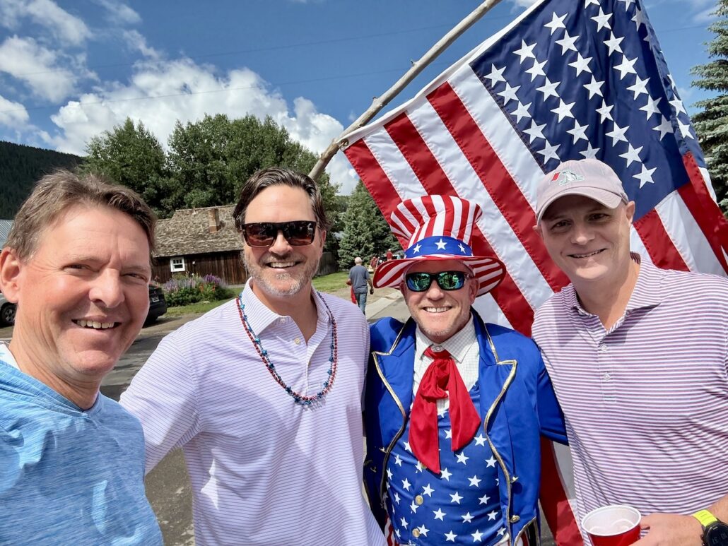 Crested Butte Parade Uncle Sam Honor