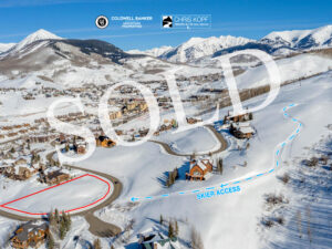 Ski-in ski-out homesite at 21 Summit Road in Mt. Crested Butte Colorado
